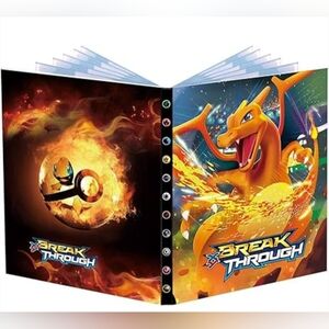 Charizard Pokemon Cards Album + 120 Cards 🔥 Holds Upto 240 Cards 🔥